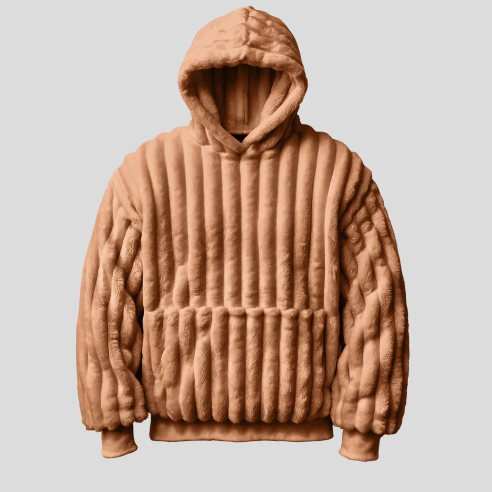 Fleece Tæppe-Hoodie