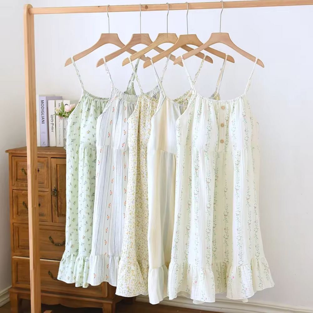 Bloom Natkjole – 100% Muslin Bomuld
