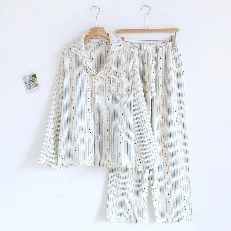 Bloom Pyjamas – 100% Muslin Bomuld