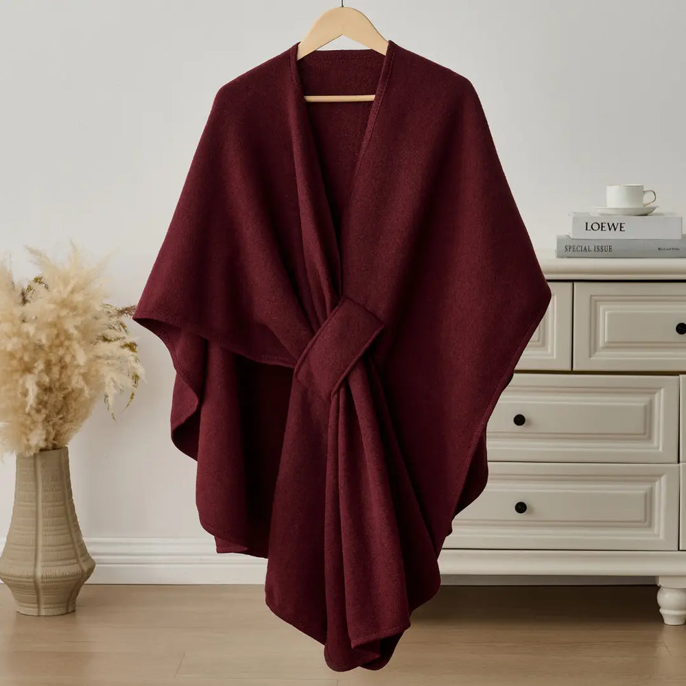 Fleece Draperet Sjal