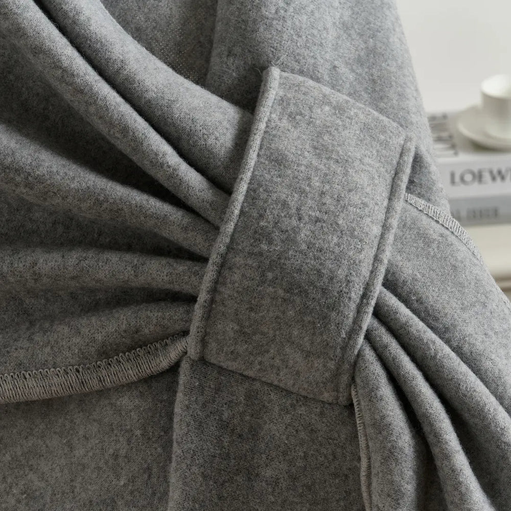 Fleece Draperet Sjal