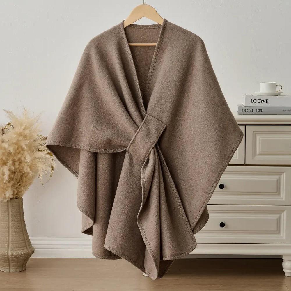 Fleece Draperet Sjal