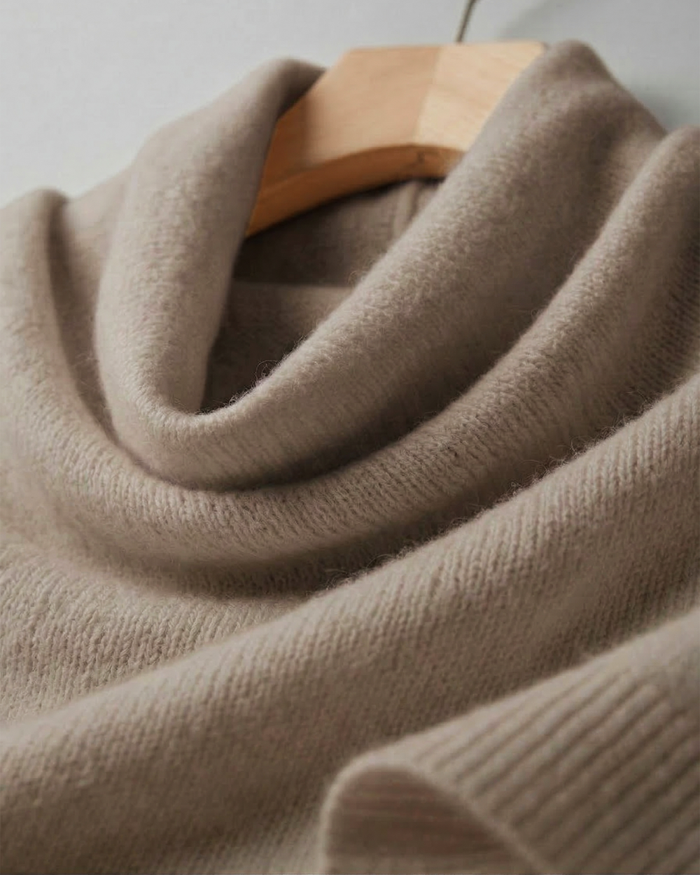 Strikket Fleece Sjal