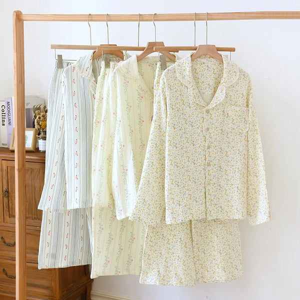Bloom Pyjamas – 100% Muslin Bomuld