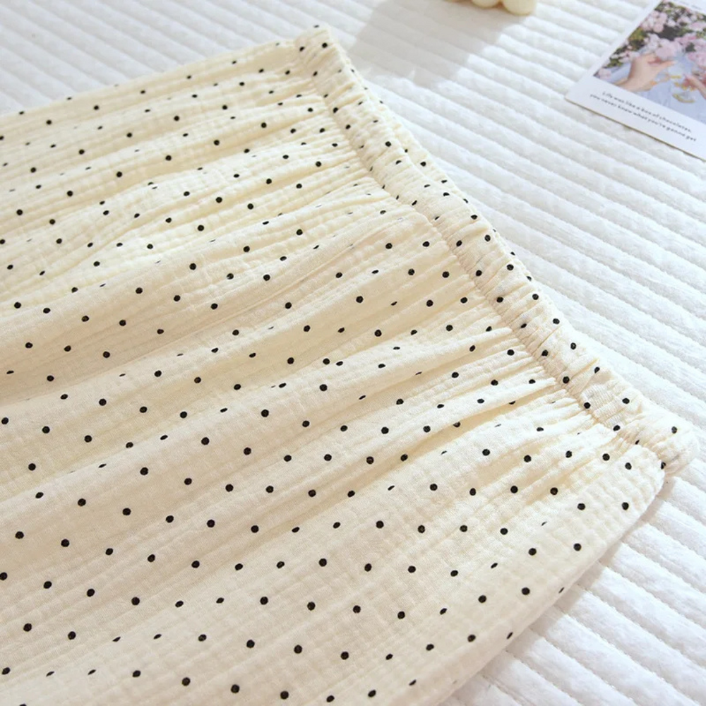 Muslin Dot Pyjamas – 100% Muslin Bomuld