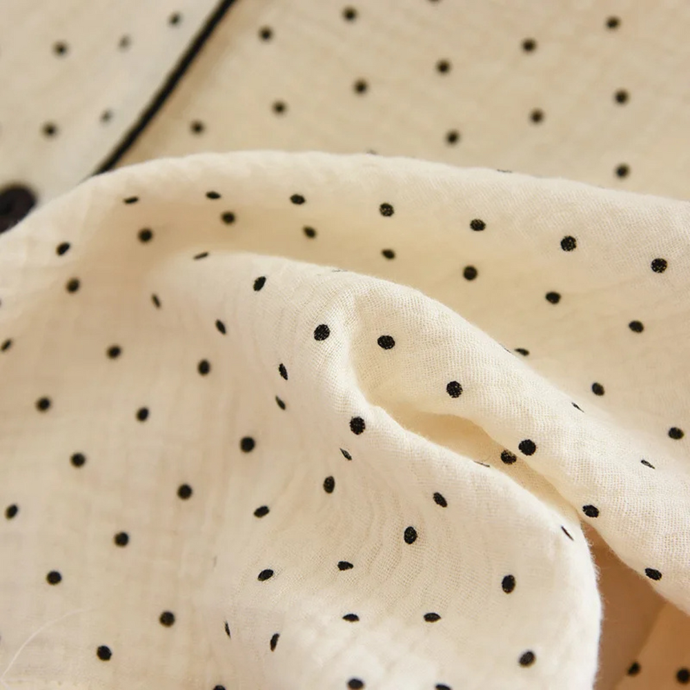 Muslin Dot Pyjamas – 100% Muslin Bomuld