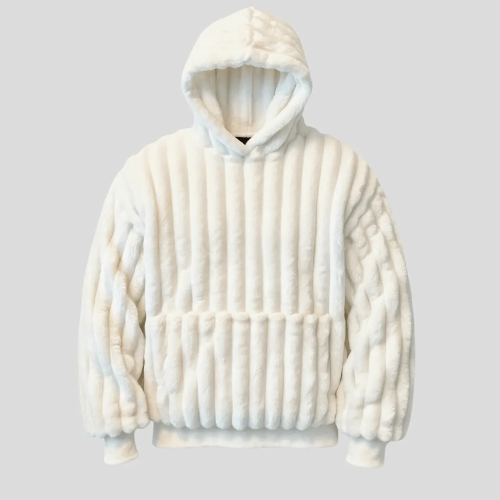 Fleece Tæppe-Hoodie