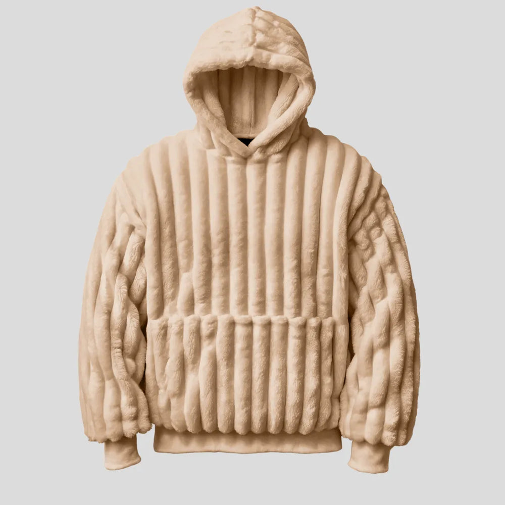 Fleece Tæppe-Hoodie
