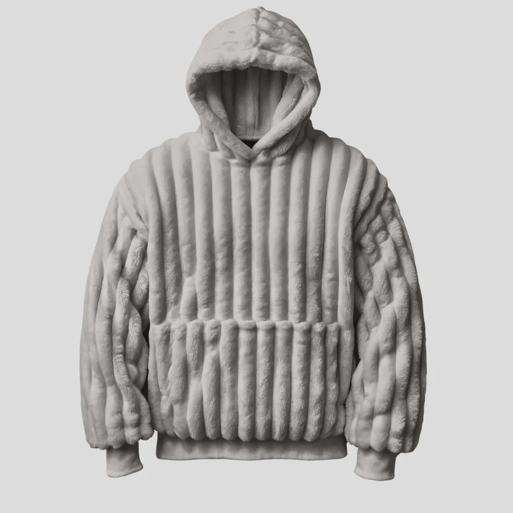 Fleece Tæppe-Hoodie