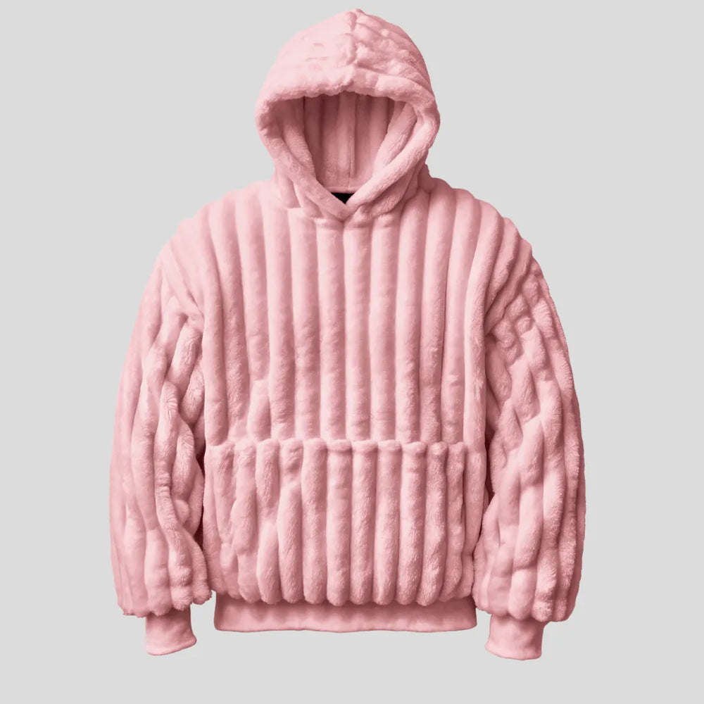 Fleece Tæppe-Hoodie