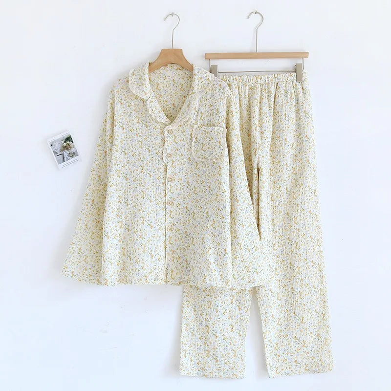 Bloom Pyjamas – 100% Muslin Bomuld