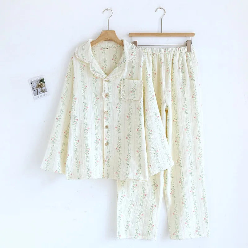 Bloom Pyjamas – 100% Muslin Bomuld