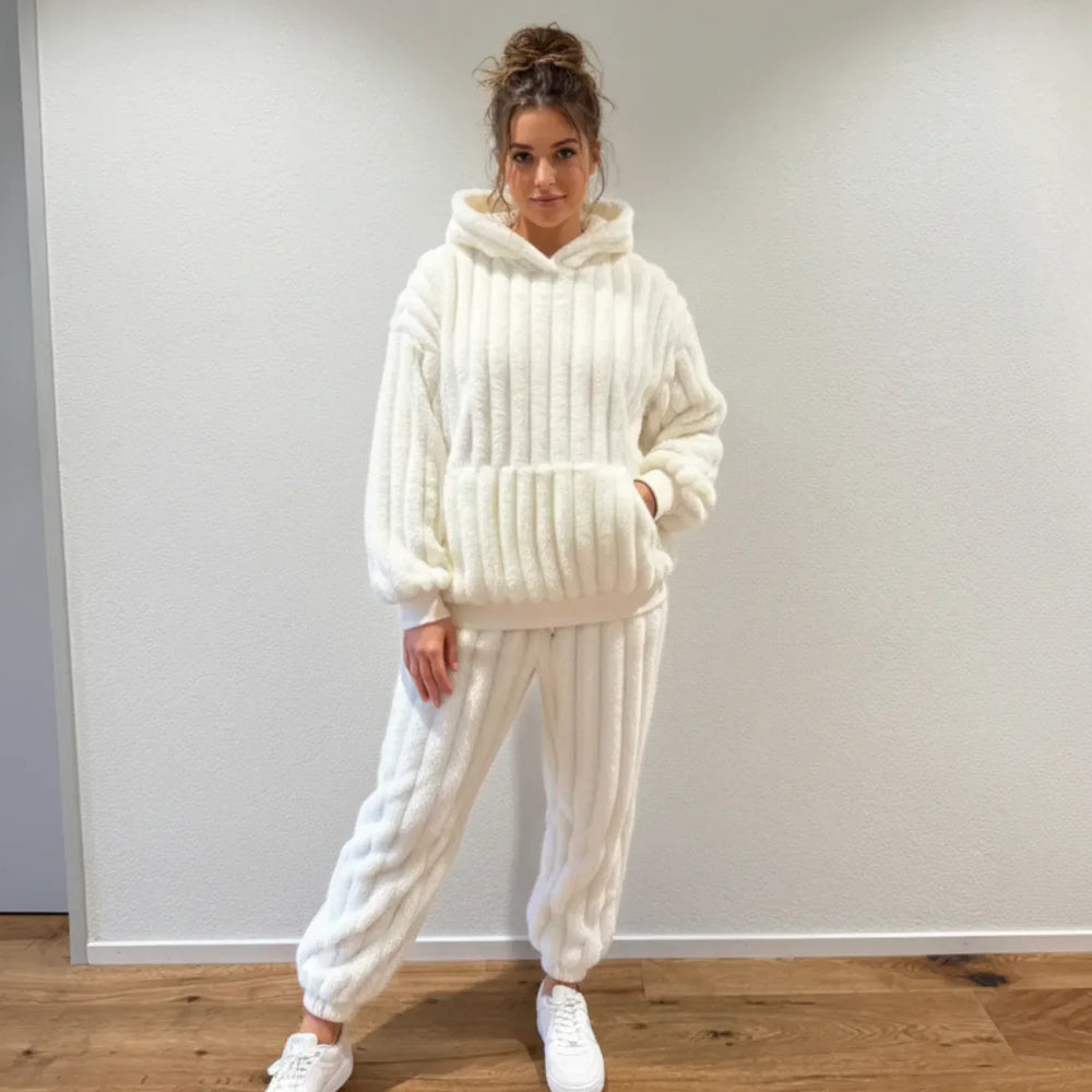 Fleece Tæppe-Hoodie