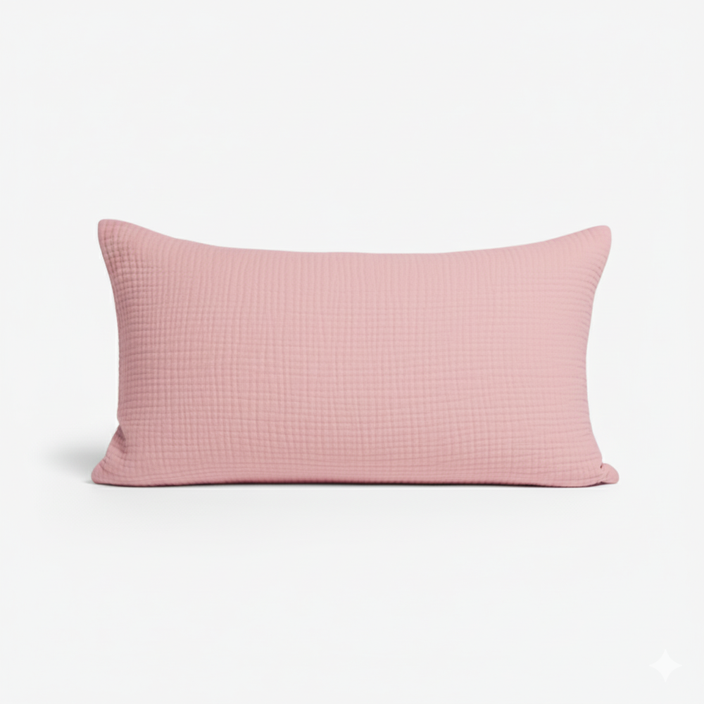 Muslin Pudebetræk (Enkelt) – 100% Muslin Bomuld