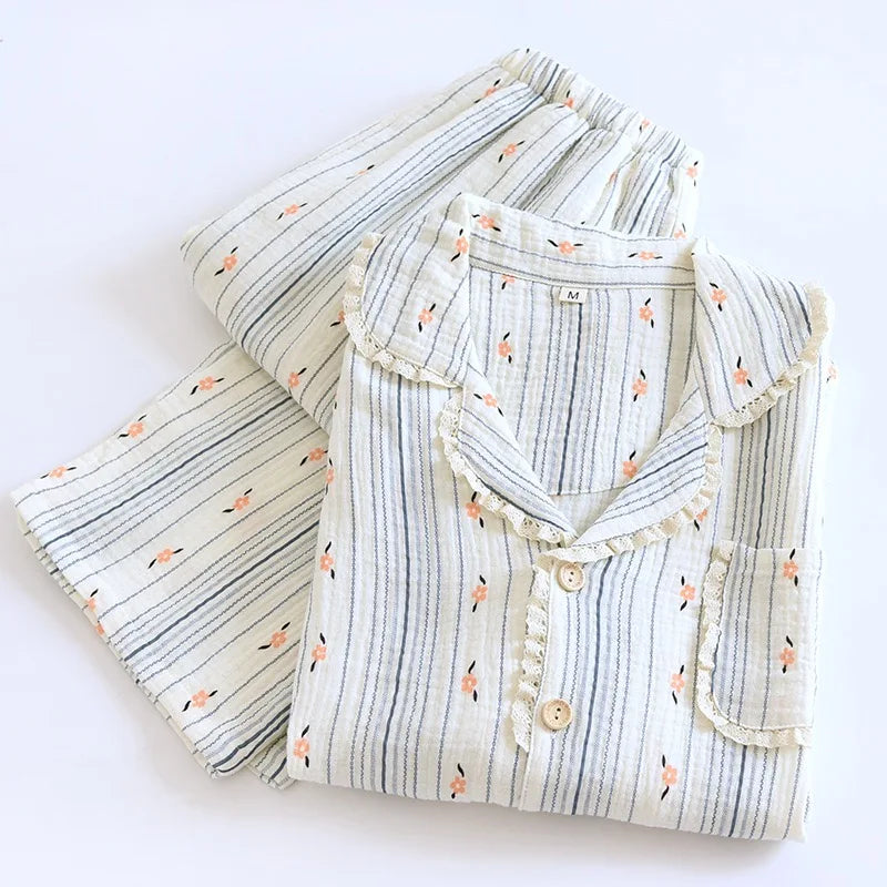 Bloom Pyjamas – 100% Muslin Bomuld