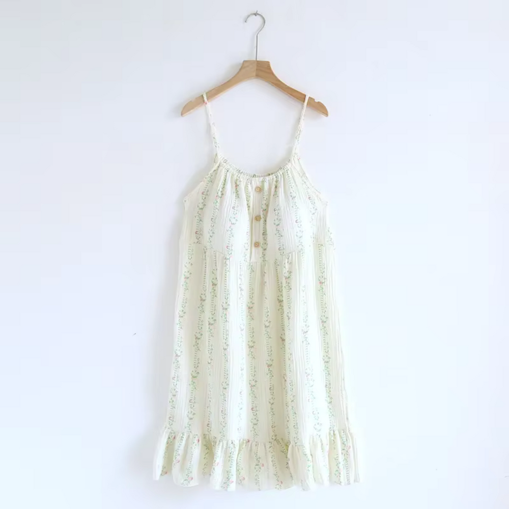 Bloom Natkjole – 100% Muslin Bomuld