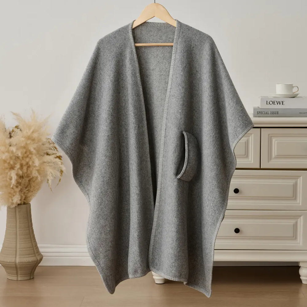 Fleece Draperet Sjal