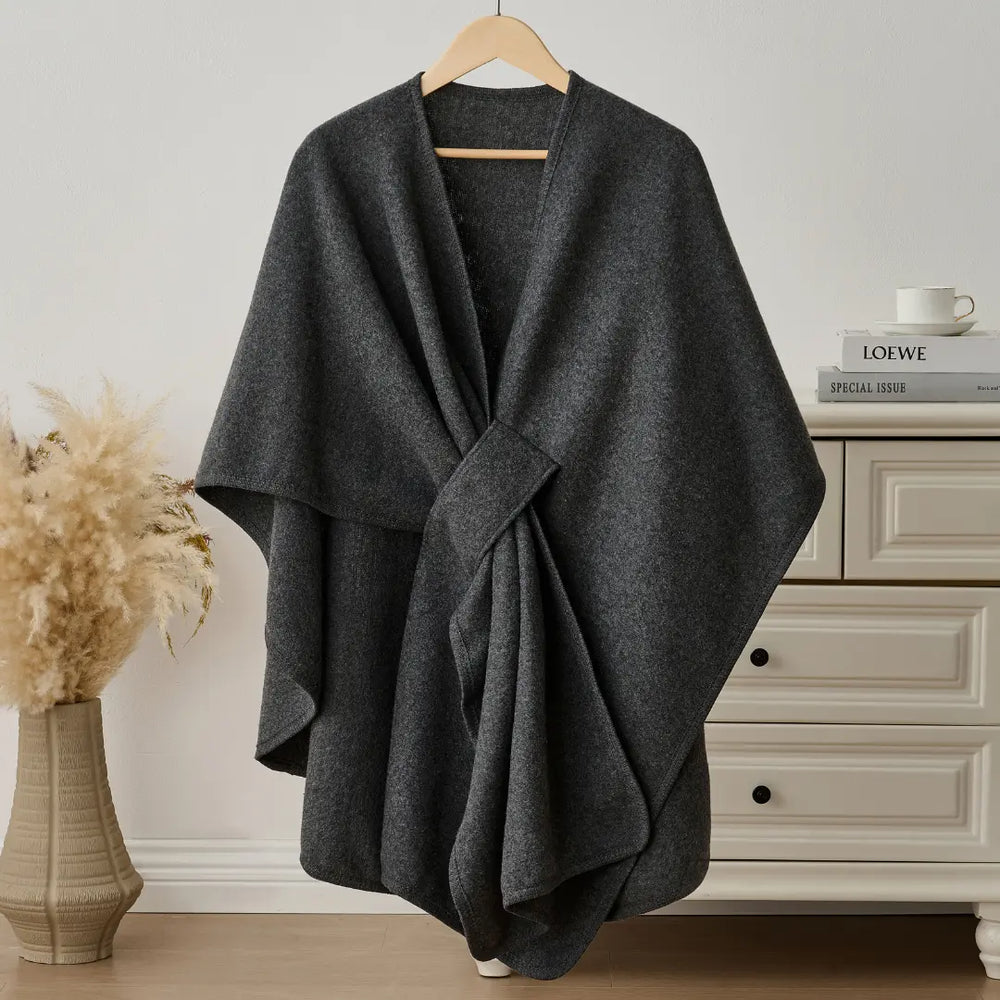 Fleece Draperet Sjal