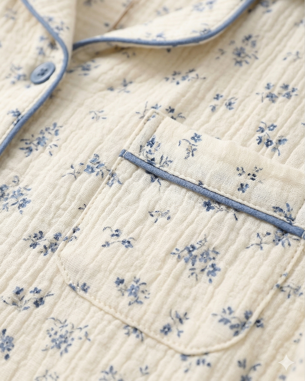 Flora Pyjamas – 100% Muslin Bomuld
