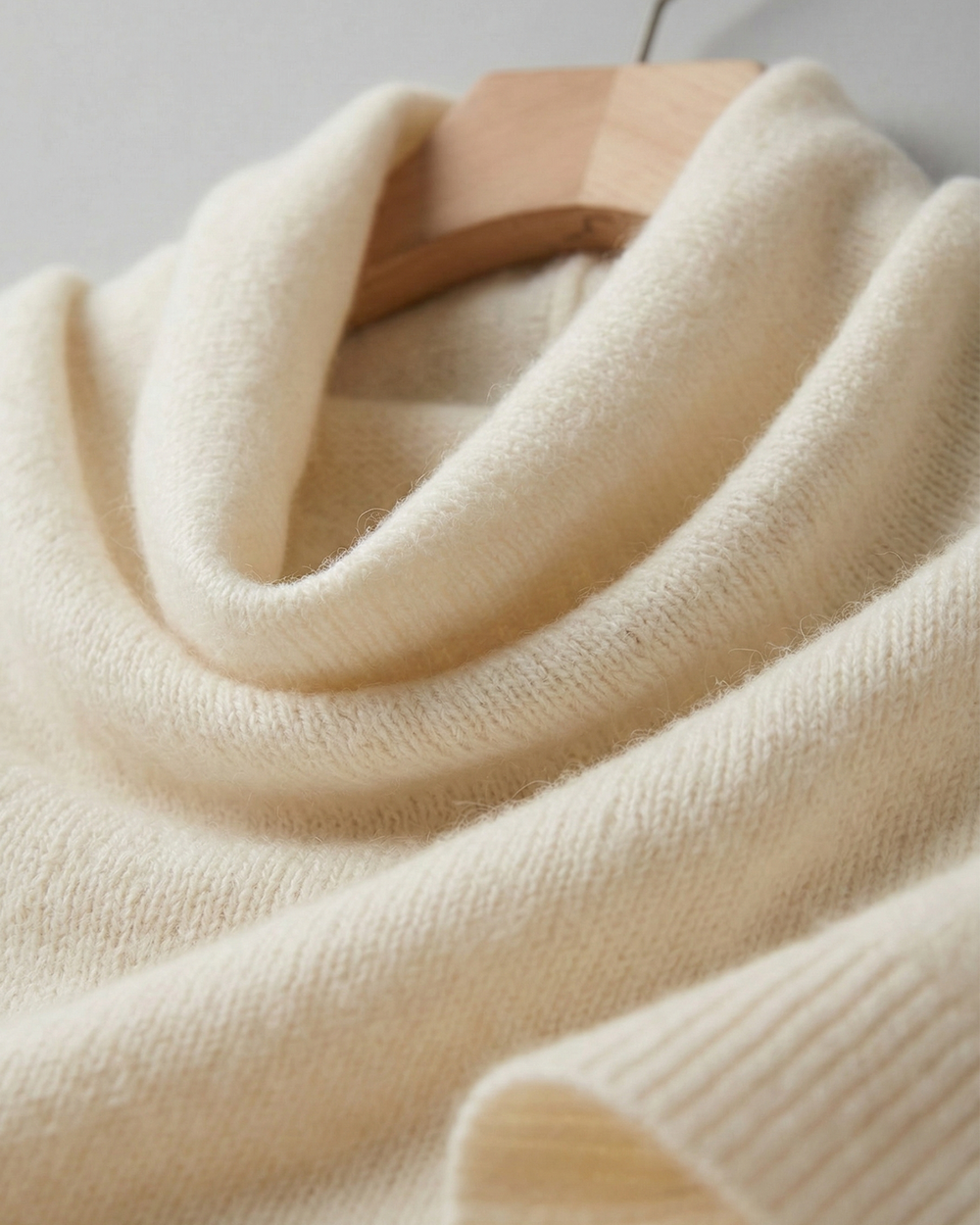 Strikket Fleece Sjal