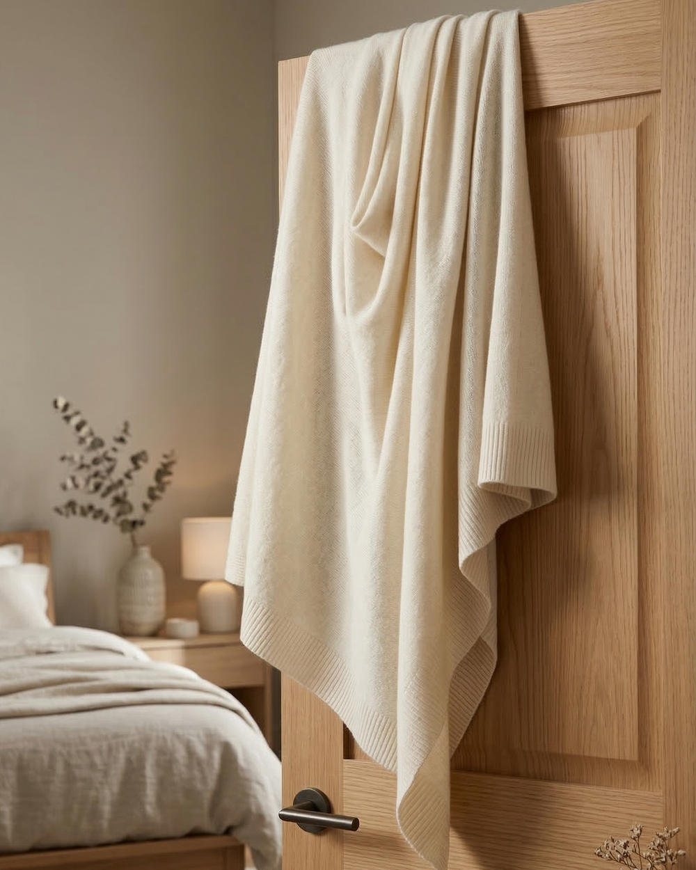 Strikket Fleece Sjal