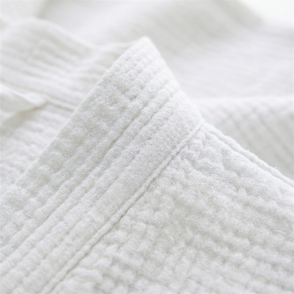 Firesæsoners Badekåbe – 100% Muslin Bomuld