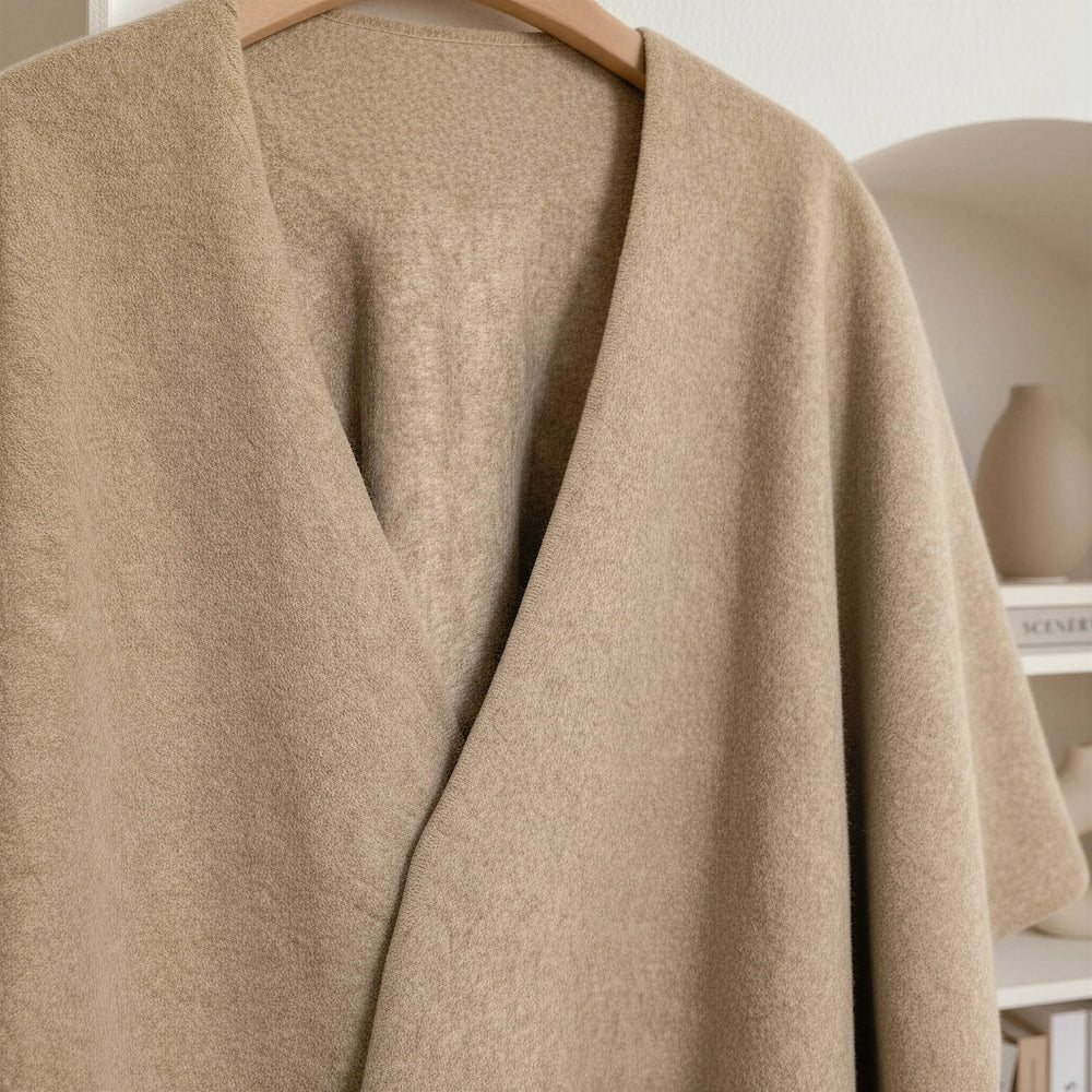 Fleece Sjal med Frynser